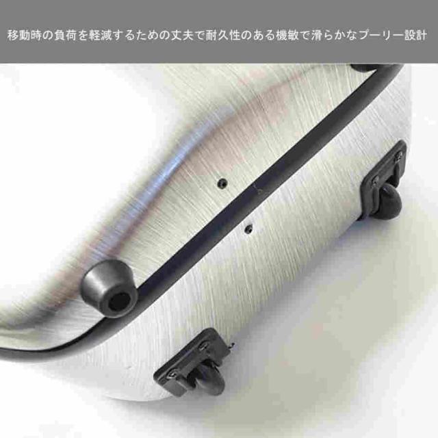 4/4 カーボンファイバー製 セロケース、防水耐圧軽量セロケースホイール付き ハードシェル楽器収納ボックス、委託ボックス、ダブルショルダーピアノバッグ_12