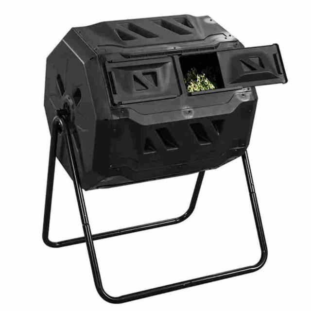 160L 大容量 回転式 コンポスター 2層式ごみ箱 コンポスト 生ゴミ処理 コンポスト こんぽすと庭置き生ゴミ処理 PPコンポストビン 家庭生ゴミソートやリサイクルの通販は 21,599円