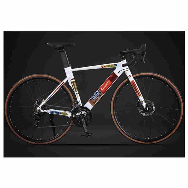 スポーツバイクスポーツ 自転車 700C×28C エアロロードバイク初心者 適応身長160cm デュアルコントロールレバー 内部配線アルミフレーム通勤 街乗り