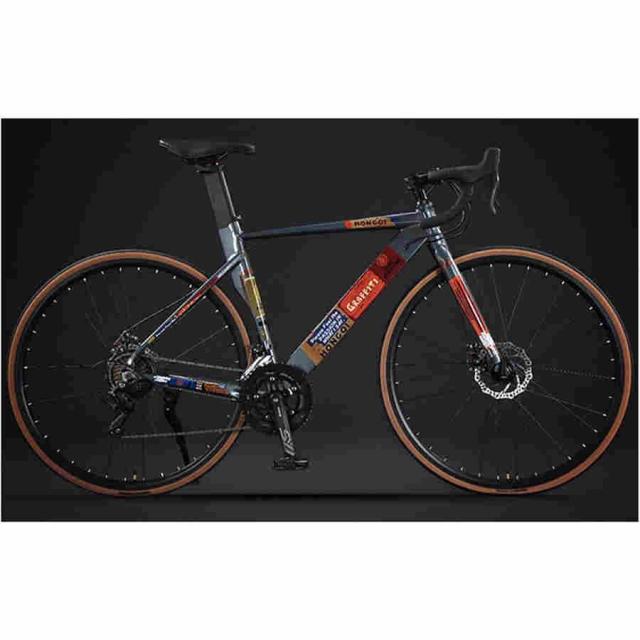 スポーツバイクスポーツ 自転車 700C×28C エアロロードバイク初心者 適応身長160cm デュアルコントロールレバー 内部配線アルミフレーム通勤 街乗り_3