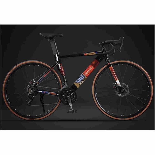 スポーツバイクスポーツ 自転車 700C×28C エアロロードバイク初心者 適応身長160cm デュアルコントロールレバー 内部配線アルミフレーム通勤 街乗り_4