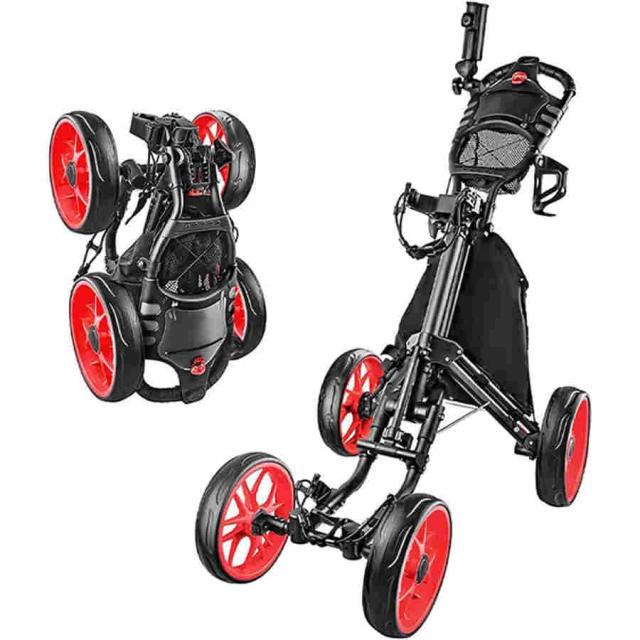 メンズゴルフ手押し車 ゴルフプッシュプルカートゴルフ 御徒面子 持ちはこび どんぶり鉢 野球クラブ 折り畳み式手押し車 軽銀アロイ製お手手うち切りとドリンク保持者付き添い人 開閉