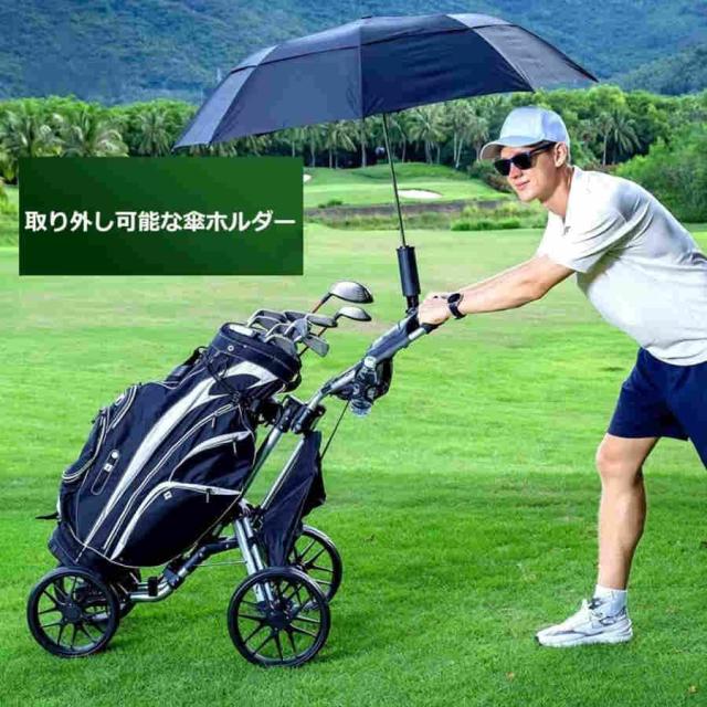 メンズゴルフ手押し車 ゴルフプッシュプルカートゴルフ 御徒面子 持ちはこび どんぶり鉢 野球クラブ 折り畳み式手押し車 軽銀アロイ製お手手うち切りとドリンク保持者付き添い人 開閉