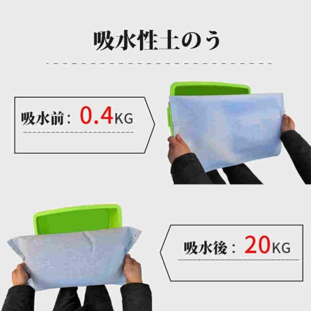 土を使わない 水だけでふくらむ 大活躍吸水性土のう ゲリラ豪雨対策 緊急災害補助用品 不織布の材質はより丈夫 再利用可能 40*60CM 5/10/20/30/40/50枚入 50PCS