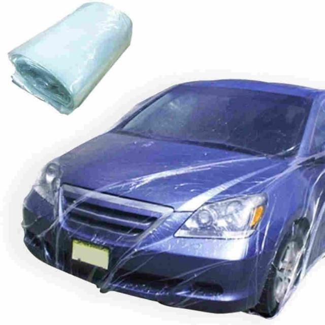 浸水防止カバー 洪水に強い！車カバー 自動車カバー ボディカバー カーカバー 乗用車浸水被害対策 汎用サイズ 洪水の保護PEの防水シートの透明なプラスチックカ