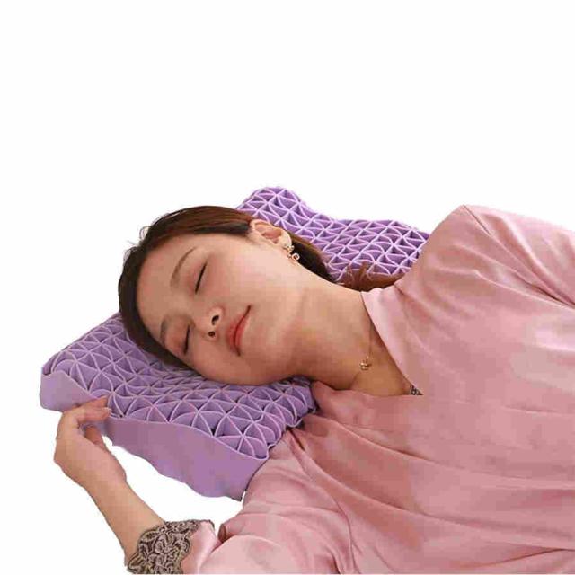 枕 快眠 安眠枕 大人 ネックガード 圧力枕なし 高反発 無重力 圧力分散 立体構造 TPE ハニカムジェル枕 安全 無臭 防ダニ?抗菌 健康枕 いびき防止 肩こり解消 健