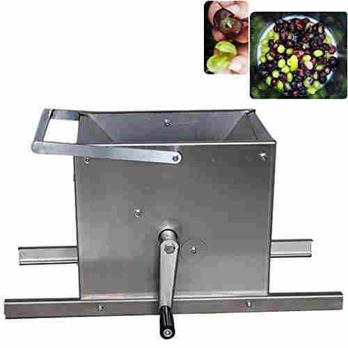 粉砕機 食品 小型 破砕機 手回し 粉砕機 手動 家庭用 業務用 大容量 果物 野菜 ブドウ、イチゴ、ブルーベリーなど、粉砕機械 ステンレス鋼 お手入れが簡単