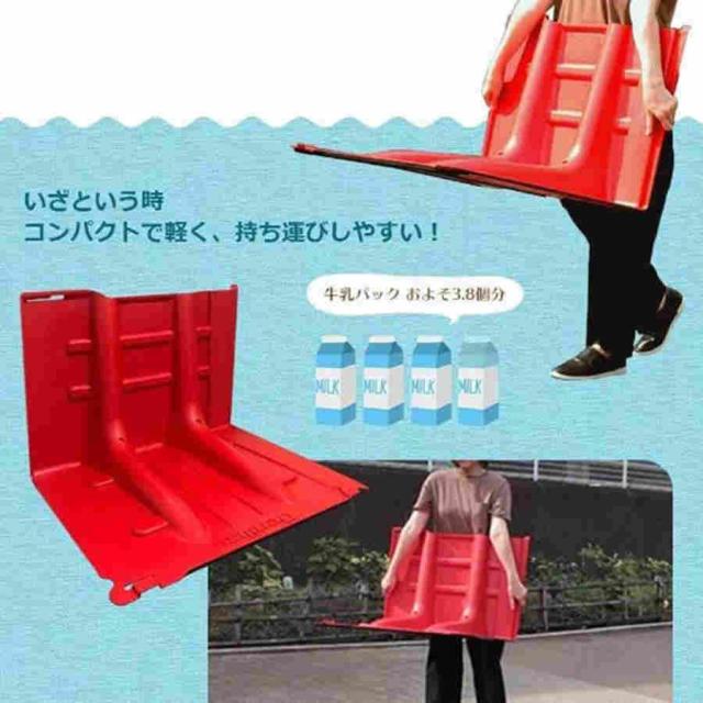 樹脂製止水パネル W69*L90*H75 取り外し可能な 防災用品 止水板 水害対策 樹脂製止水板 ABS複合材料 再利用可能 雨漏り 吸水シート 小型軽量タイプ 防