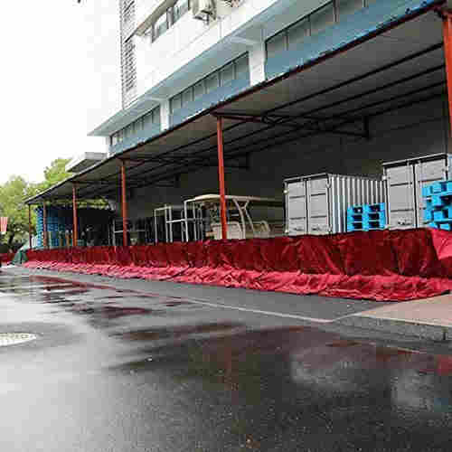 止水板 防水 水害対策 備えあれ板 折り畳み式止水シート 軽量 取付簡単 自由に伸縮可能 オリジナル止水・台風・ゲリラ豪雨対策 水害対策 0.9・1.3m