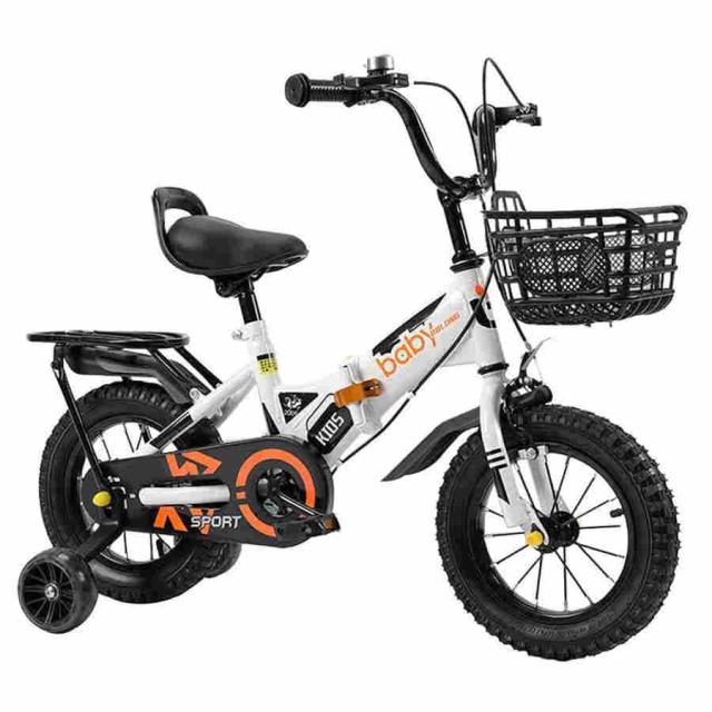 子供用折りたたみ自転車 幼児自転車 フリースタイル自転車 12、14、16、18、20インチ 補助輪が点滅し 高さ調節可能 転倒防止 子ども用自転車