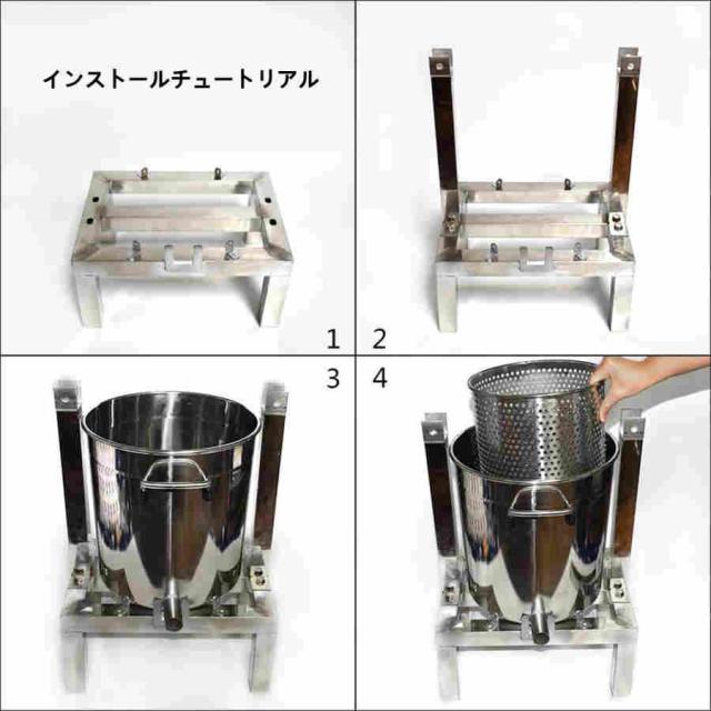 蜂蜜分離器 蜂蜜 圧搾機 ステンレス圧縮製蝋器 手手動 脱水機 ジューサー 手動 14L大容量 ワックス押え はちみつ絞り器 遠心分離機 手動 圧搾機 ドラム養蜂器具