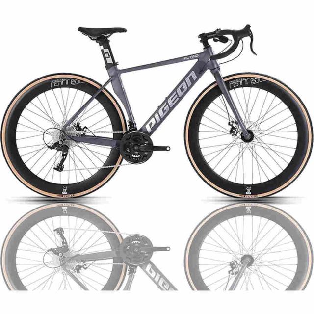 ロードバイク700C*28C 自転車 軽量アルミ製 内部配線 ドロップハンドル 前後ディスクブレーキ 身長165-195cmcmに適しています 通勤 通学_1