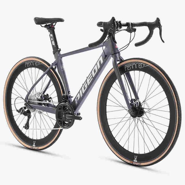 ロードバイク700C*28C 自転車 軽量アルミ製 内部配線 ドロップハンドル 前後ディスクブレーキ 身長165-195cmcmに適しています 通勤 通学_3