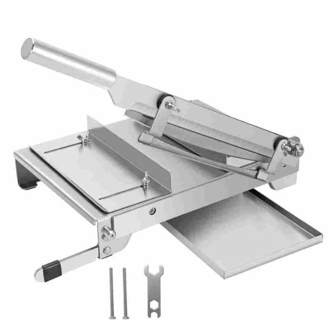骨切り包丁 240mm 野菜/肉類/薬種/デリカテッセン/豚や牛などの骨 小型 ステンレス 手動式 家庭用 業務用