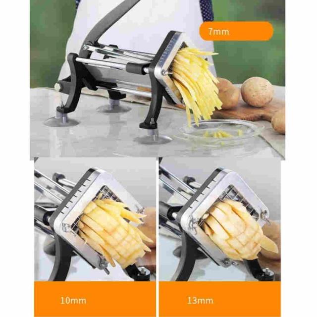 フレンチフライカッター フレンチフライドポテトスライサートポテトスライサー家庭用キッチンスライサー大根キュウリ機機械商業用ポテトスライサー ポテトチッパ