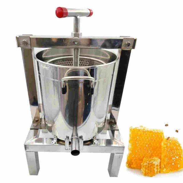 養蜂器具 蜂蜜分離器 蜂蜜絞り器 手動 圧搾機 蜂蜜抽出 蜜こし器 304ステンレス鋼蜂蜜果物と野菜濾過器 絞り器蜂蜜押さえ ドラム養蜂器具 養蜂農場