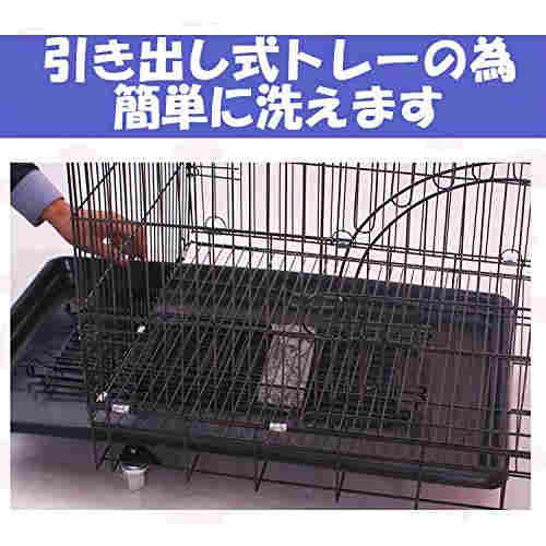 猫 ケージ ２段 室内３段 ペットケージ 折りたたみ式 工具不要 簡単組み立て 選べる3色 (ホワイト)