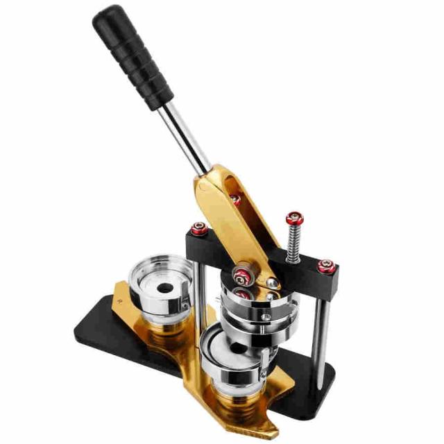 缶バッチマシーン 缶バッジマシーン 缶バッジメーカー 75mm 缶バッヂ製造機 回転バッジマシン バッジ素材 100個付き DIYバッジマシン ボタン製造機 DIYバッジ DI