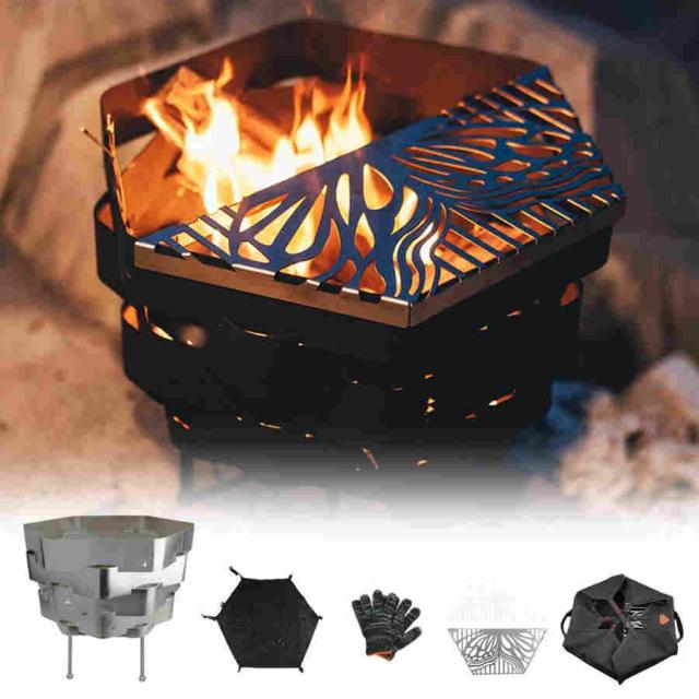 焚火台 幅40/52cm 焚き火台 ステンレス製 キャンプ コンロ コンパクト 大型 薪ストーブ バーベキュー コンパクト バーベキューコンロ 炊き火台 グリル キャンプ 焚火台 幅40/52cm 焚き火台 ステンレス製 キャンプ コンロ コンパクト