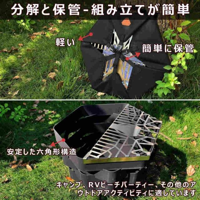 焚火台 幅40/52cm 焚き火台 ステンレス製 キャンプ コンロ コンパクト 大型 薪ストーブ バーベキュー コンパクト バーベキューコンロ 炊き火台 グリル キャンプ 焚火台 幅40/52cm 焚き火台 ステンレス製 キャンプ コンロ コンパクト