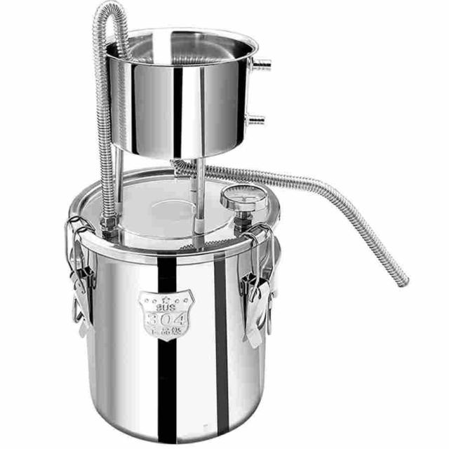 蒸留器 精油 ハーブ 家庭用 浄水ポット 蒸留水 ヒバ 純露 蒸留水器 キッチンアルコール 10l 発酵器 酒かん器 家庭用浄水器 ポット型 ガスストーブ/?磁炉/ストー