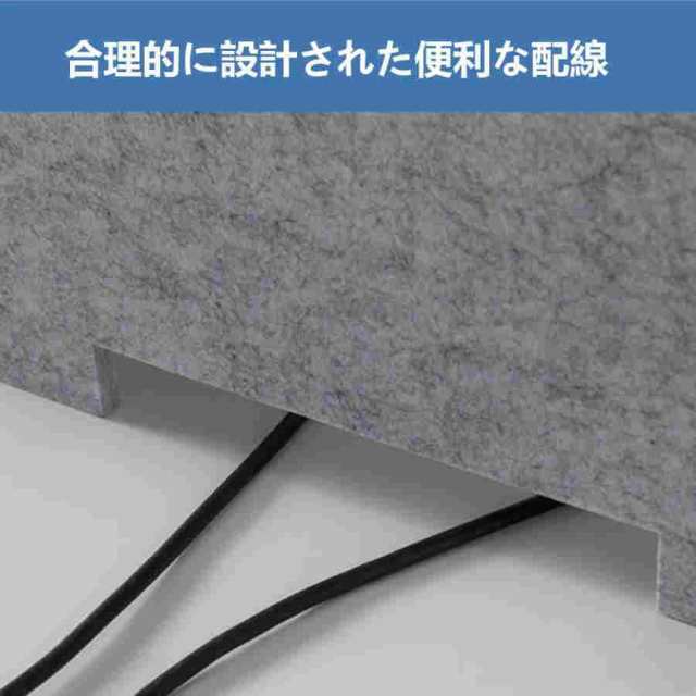 卓上間仕切 防音ブース 防音ボックス 高さ60 cmのパーソナルブース フェルトボード ド ルーフ付き天板付き卓上パーテーションブース簡易ワークスペース 折り畳みの通販は