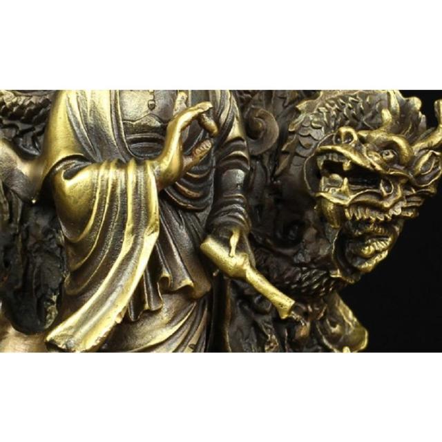 特大サイズ 九龍観音像 観音菩薩像 中国神話 竜生九子 仏像 縁起物 祈る スピリチュアル プレゼント 贈り物 ギフト お土産 お守り 開運厄除 祈願成就_5
