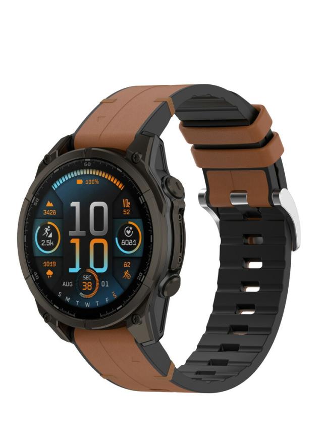 Garmin Fenix 8 43mm Fenix 7S Pro Fenix 7S epix Pro (Gen 2) 42mm 交換 バンド シリコン&PUレザー素材 おしゃれ 腕時計ベルト スポーツ ベルト 交換用 ベルト 替えベルト 綺麗な マルチカラー 簡単装着 人気 おすすめ ガーミン 腕時計バンド 交換ベルト 腕時計用ベルト・バンド