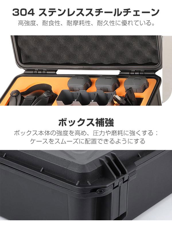 DJI Mavic4 Pro用ケース ドローン収納ケース 保護ケース 収納 耐衝撃 アクション キャーリングケース ドローン本体収納可能 アクセサリー収納 持ち運びに便利 ハードタイプ収納ケース 防震 防塵 携帯便利 ショルダーストラップ付き_1