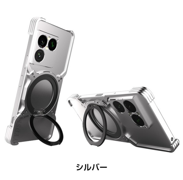 SONY Xperia 1 VIII ケース アルミ バンパー カメラレンズカバー付き