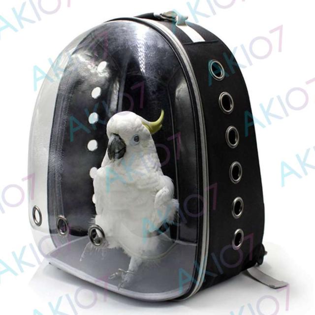 水入れ&餌入れ付き】インコケージ インコキャリー インコバッグ