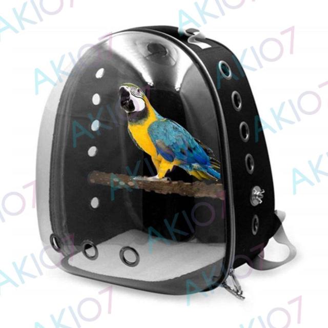 水入れ&餌入れ付き】インコケージ インコキャリー インコバッグ