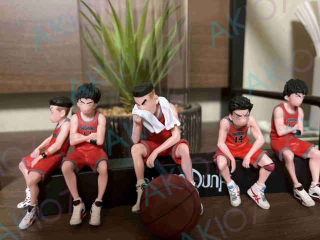 アニメグッズ】即納 スラムダンクグッズ 車飾り フィギュア 5体セット