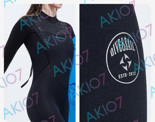 5mm＆裏起毛】レディース ウェットスーツ 素潜り 手元足元ファスナー