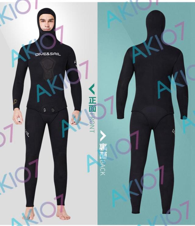 【美品】World Dive ウェットスーツ 5mm メンズ用 tanida_ze19