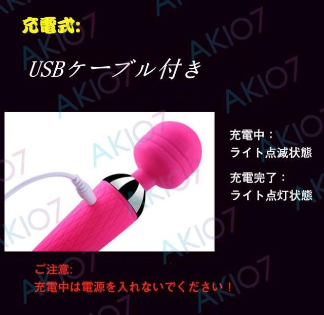 ハンディマッサージャー 電動マッサージ器 10振動モード 小型 全身適用