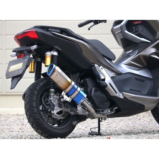 ダブルアールズ ADV150 SS-OVALフルエキゾースト SS-OVAL焼き色チタン