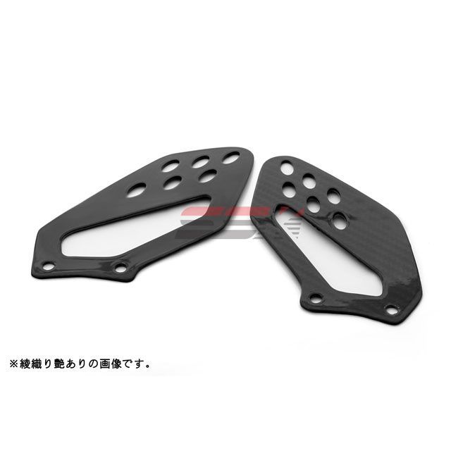 SPEEDRA HP4 S1000RR ヒールプレート 左右セット ドライカーボン カラー：平織り艶消し SPEEDRA バイクの通販は
