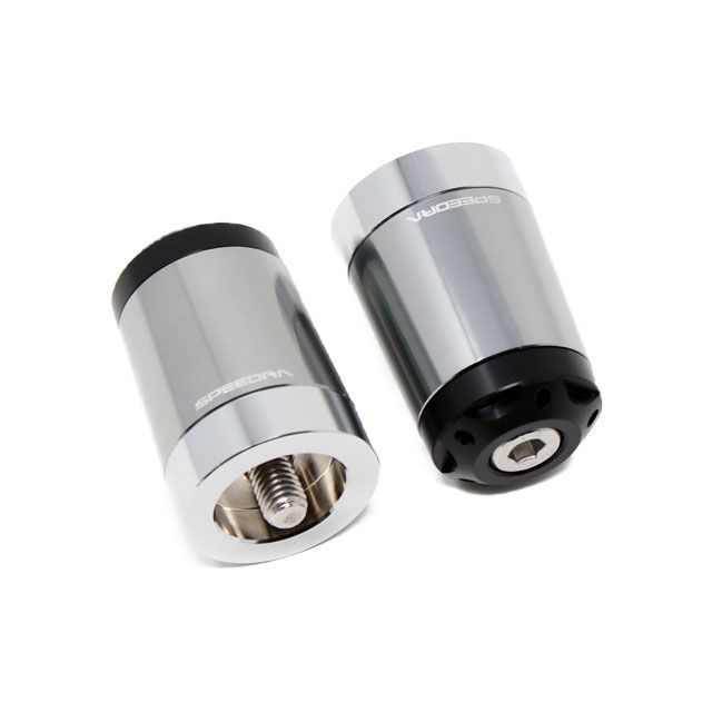 SPEEDRA ヘビーウェイトハンドルバーエンドスライダー ロングタイプ KAWASAKI M8 カラー チタン SPEEDRA バイクの通販は