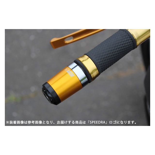 SPEEDRA ヘビーウェイトハンドルバーエンドスライダー ロングタイプ YAMAHA M16 カラー マットチタン SPEEDRA バイクの通販は