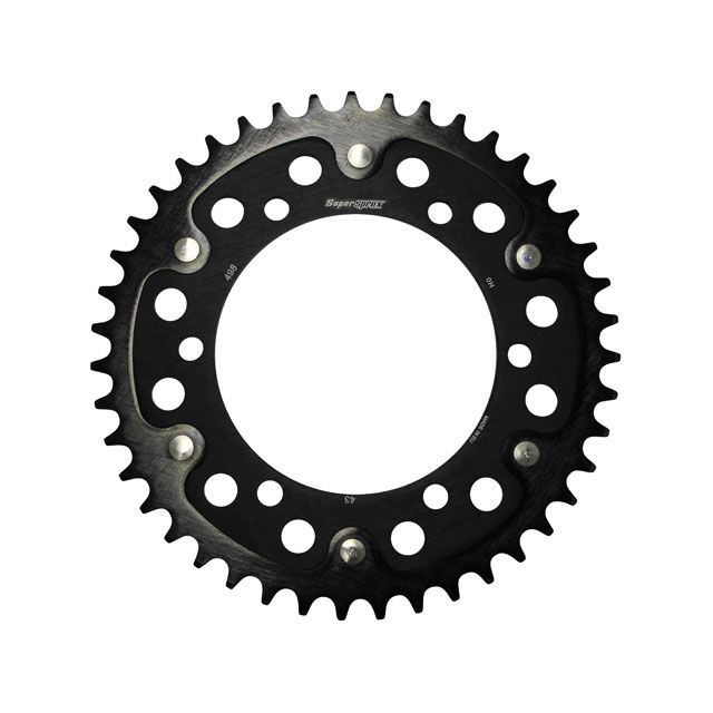 スーパースプロックス リアスプロケット STEALTH（ステルス） 498-43T（ブラック） Supersprox