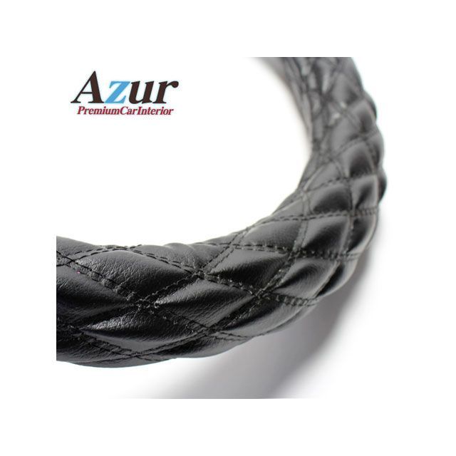 アズール ハンドルカバー エブリイ ソフトレザーブラック Sサイズ （外径約36〜37cm） スズキ SUZUKI Azur