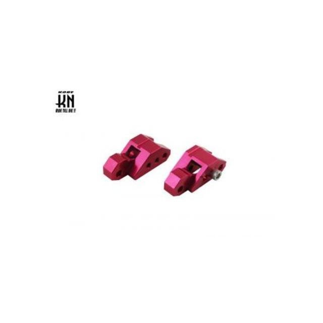 KN企画 リアサスペンションアッパーブラケット【NCY】シグナスX【1型〜3型】レッド kn926