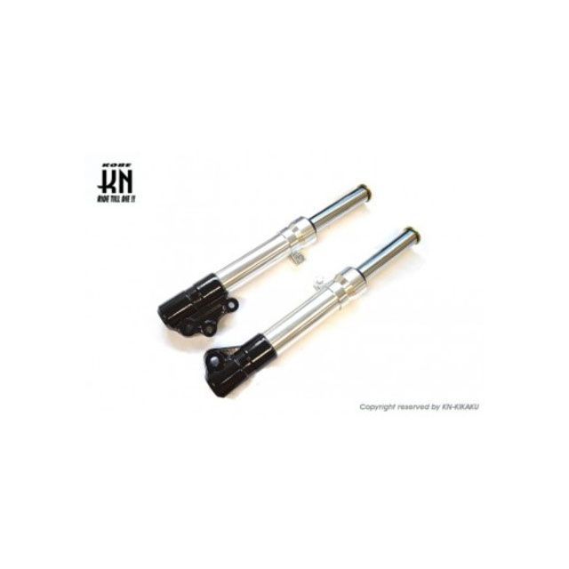 KN企画 リモコンJOGZ2 /ZR【03年】15mmライトローダウン フロントフォーク【ブラック/シルバー】 kn926 バイクの通販は 14,118円