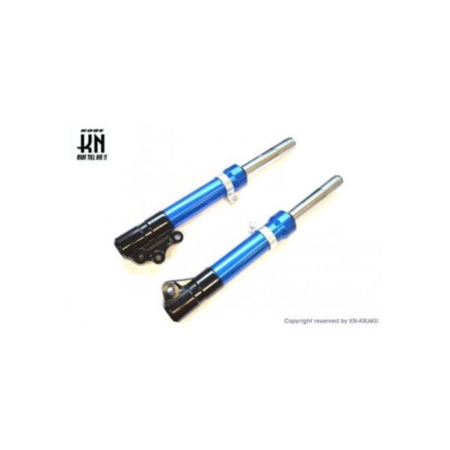 KN企画 フロントフォーク 【ブラック/ブルー】 スーパーJOGZR/リモコンJOGZR【前期】】 kn926