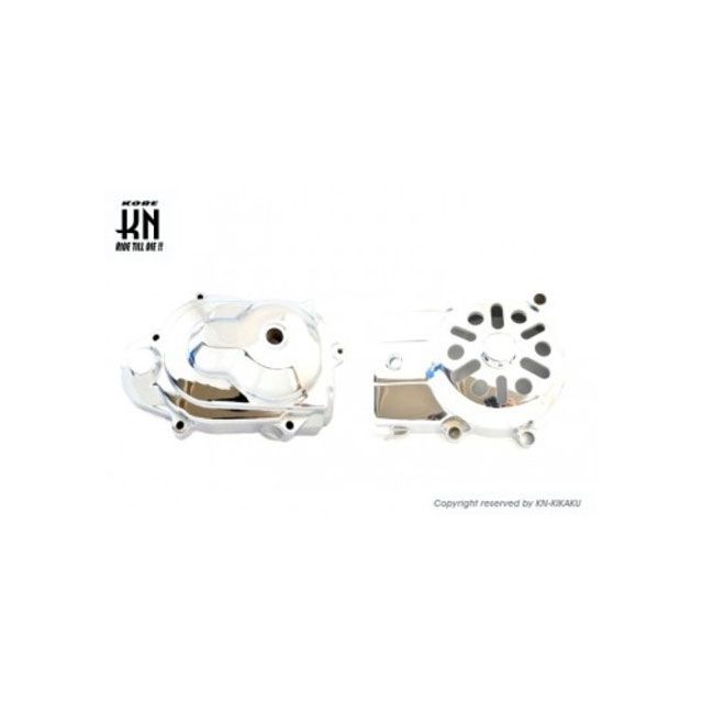 KN企画 メッキクランクケースカバー前後 縦型DIO系【ワケあり】限定【PHONGEER】 kn926