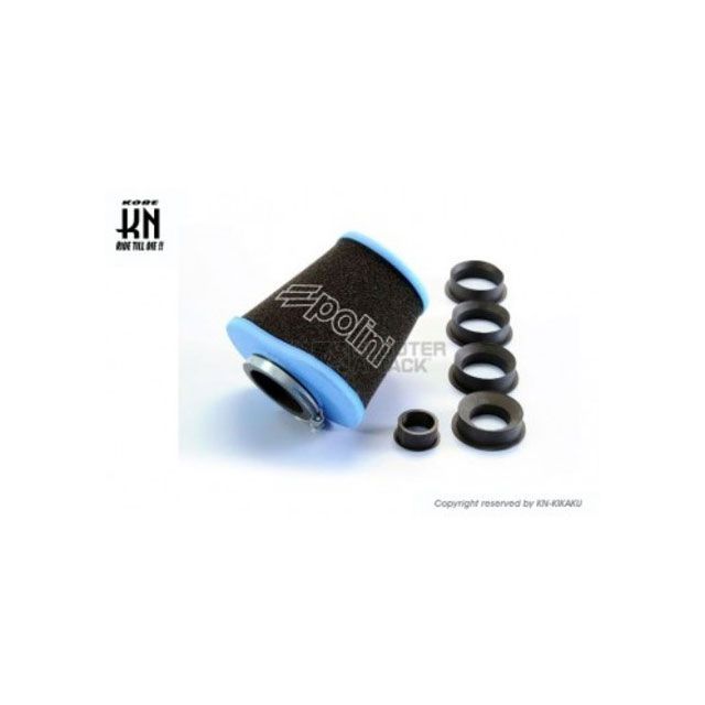 KN企画 POLINI Big Evolution 汎用エアフィルター【55/49/45/42/35/28】mm kn926 バイク