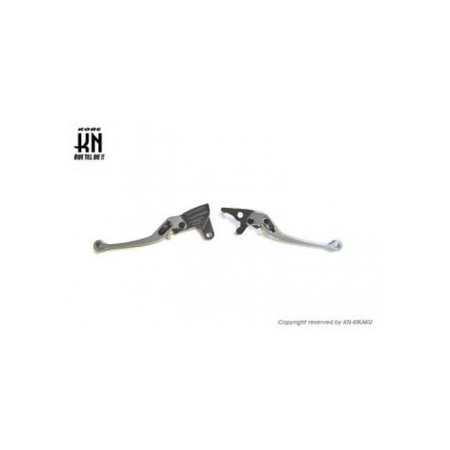 KN企画 NCY 調整式ブレーキレバー【AEROX125/AEROX155】グレー kn926 バイクの通販は 7,239円