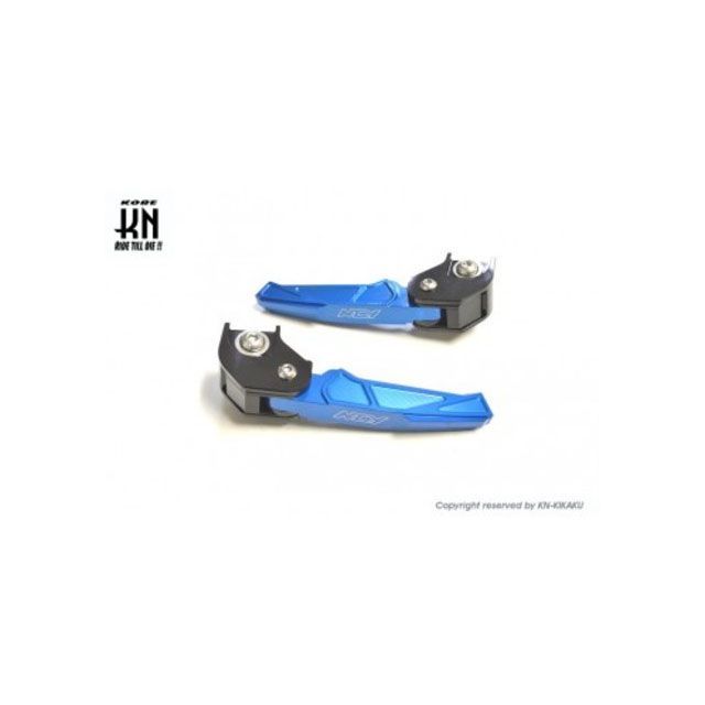 KN企画 NCY アルミタンデムステップ【AEROX125/155】ブルー kn926
