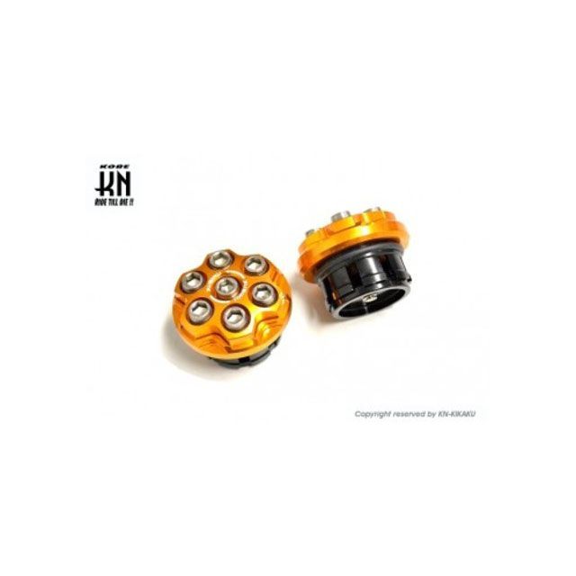 KN企画 MOS フレームサイドキャップ 【BWS/X125（5S9/46P）/マジェS/FORCE【ゴールド】 kn926 バイク 5,266円